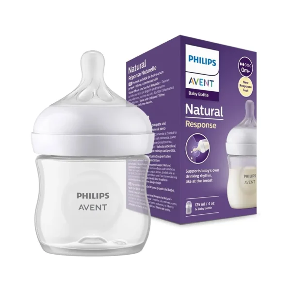 AVENT BIBERON NATURAL PLASTIQUE 0M+  SCY900/01 125ML