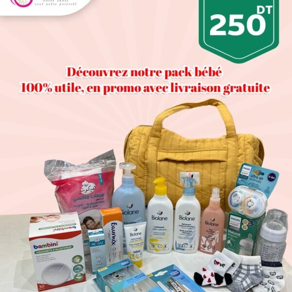 Pack bébé maman jaune