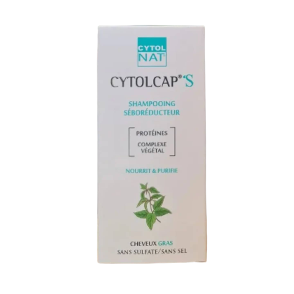 Shampooing séboréducteur CYTOLNAT CYTOLCAP S pour cheveux gras 200 ml