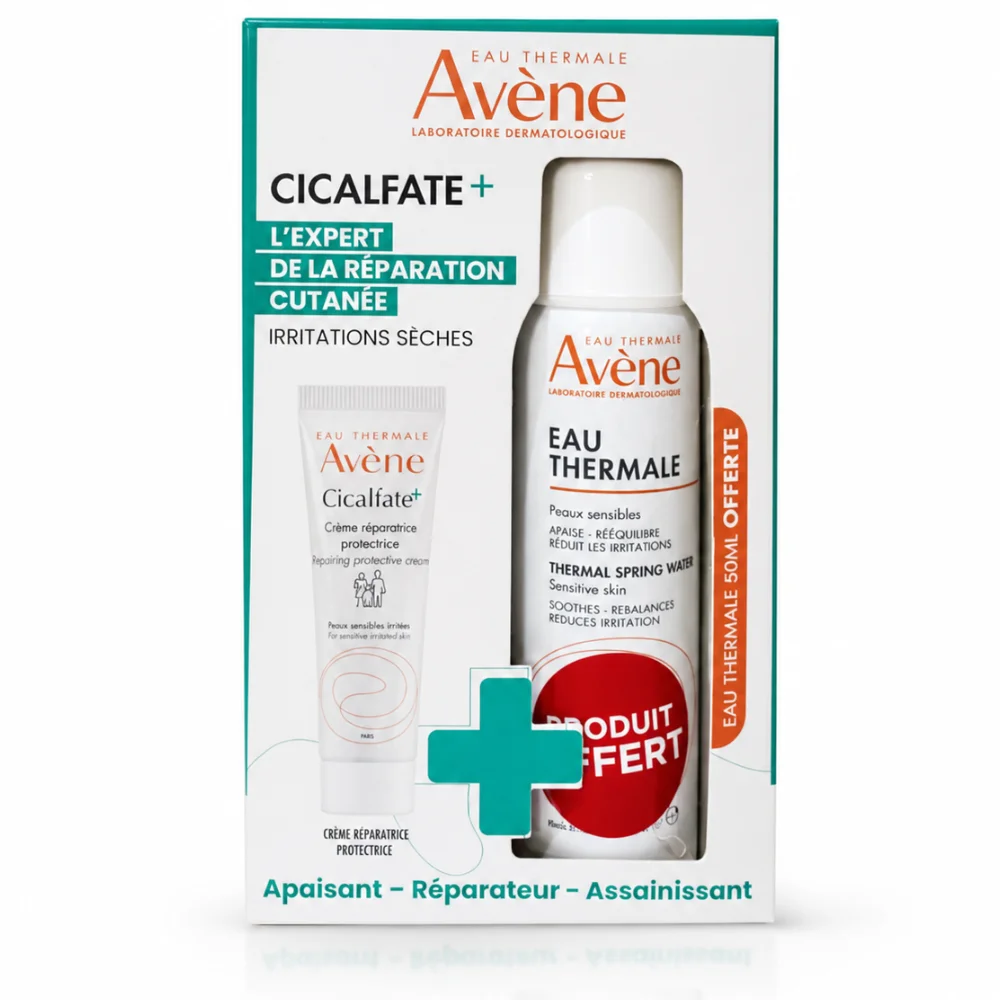 AVENE PACK SOS CICALFATE+ CREME40ML+EAU THERMALE 150ML OFFERT AVENE PACK SOS CICALFATE+ CREME40ML+EAU THERMALE 150ML OFFERT_Bpharma tunisie