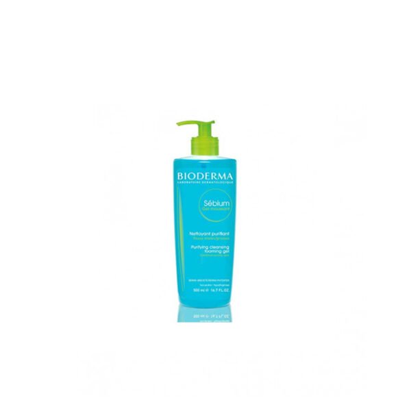 BIODERMA Sébium Gel Moussant Purifiant POMPE, 500ml