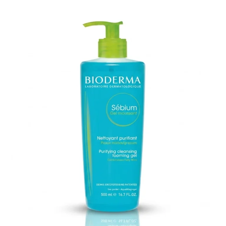 BIODERMA-Sebium-Gel-Moussant-Purifiant-POMPE-500ml_Bpharma tunisie