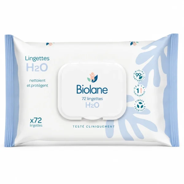BIOLANE LINGETTES AU LAIT DE TOILETTE SENSITIVE 72 PIECES