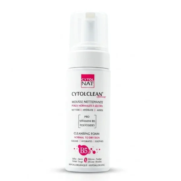 CYTOL CLEAN Mousse Nettoyante Peaux Normales à Sèches 150 ml