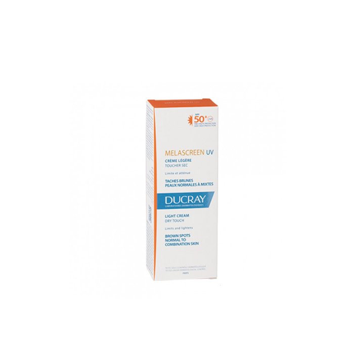 DUCRAY-MELASCREEN-UV-CREME-LEGERE-SPF50-40ML.jpg DUCRAY MELASCREEN CREME PROTECTION ANTI TACHE PS SPF50+ 50ML – Image 1