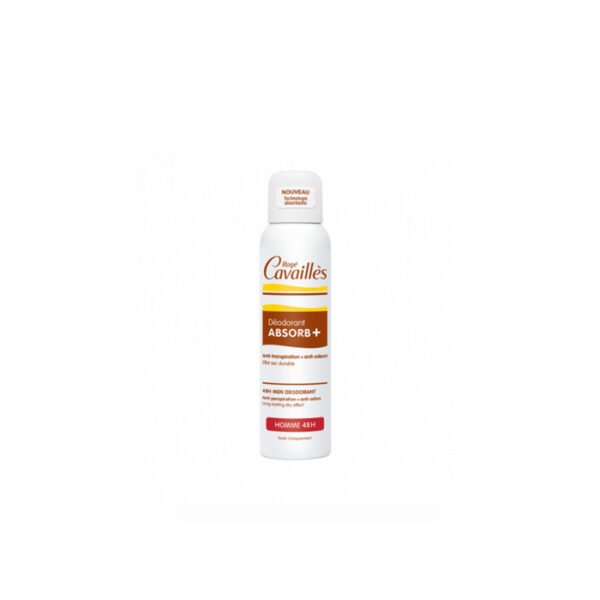 ROGE CAVAILLES Déo soin Homme Absorb+ Spray,150ml