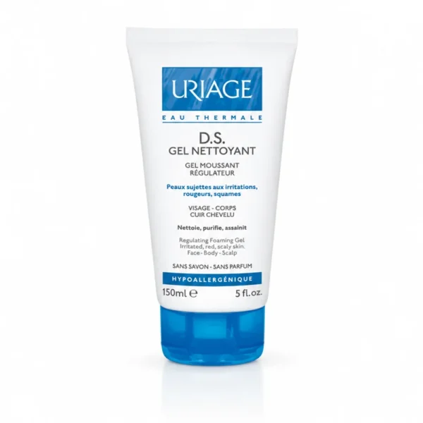 Uriage-DS-Gel-Nettoyant-moussant-regulateur150ml-1_Bpharma tunisie