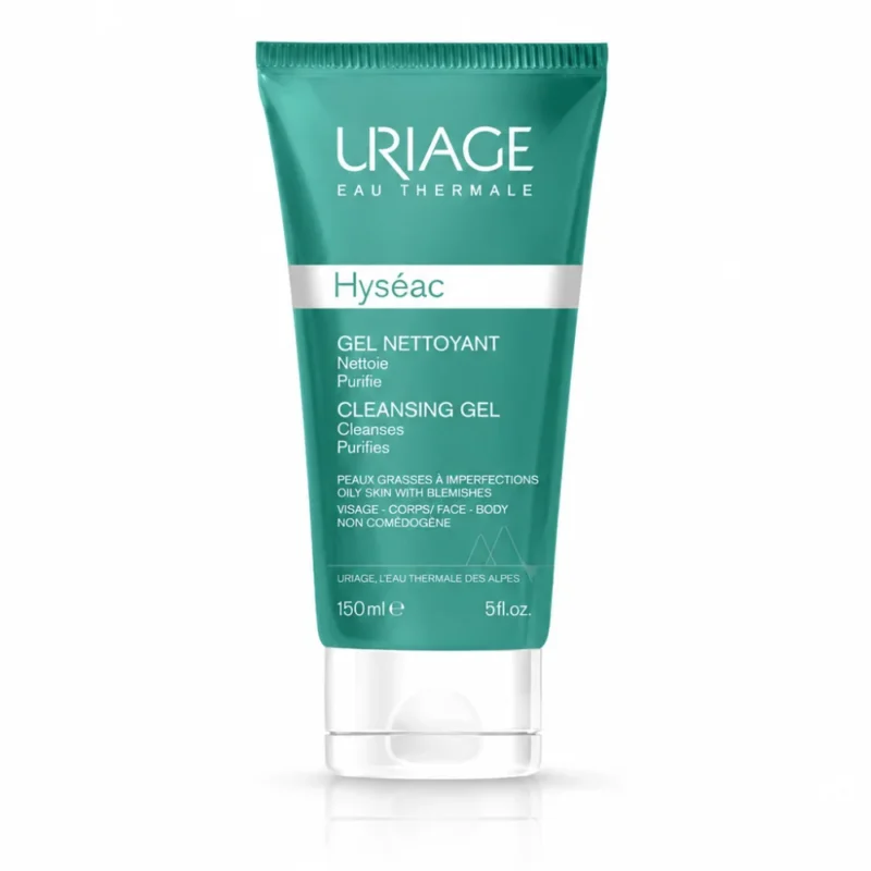 Uriage-Hyseac-Gel-nettoyant-doux-150ml-1_Bpharma tunisie