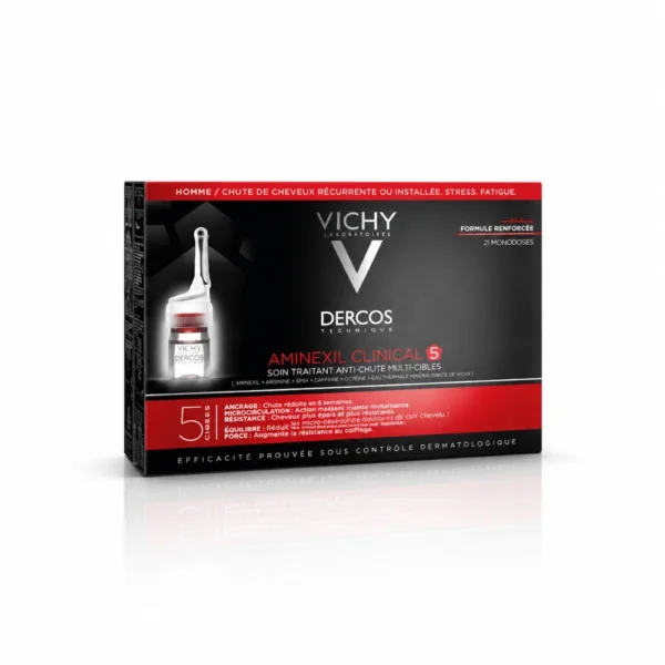 Vichy Dercos Aminexil Clinical 5 Homme 21 Ampoules