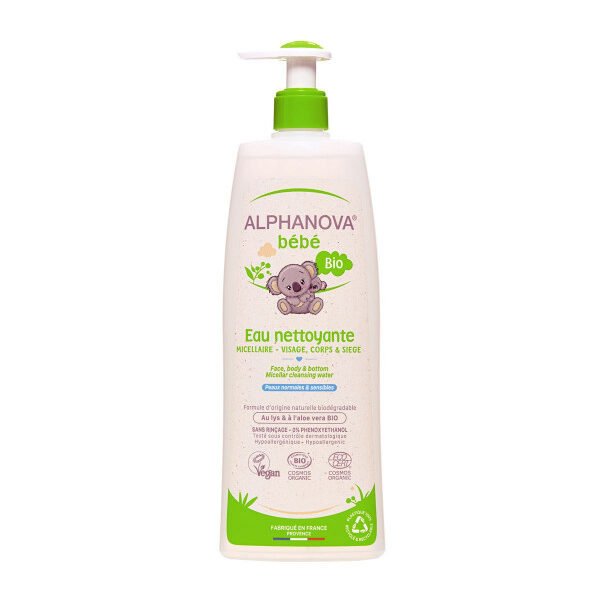 ALPHANOVA BEBE BIO EAU NETTOYANTE MICELLAIRE 500L