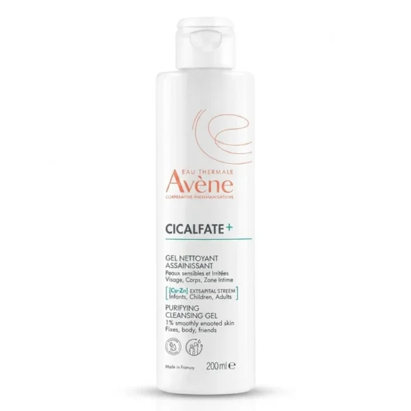 avene-cicalfate-gel-nettoyant-assainissant-200ml_Bpharma tunisie