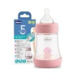 CHICCO PERFECT-5 SILICONE ROSE BOTTLE 150ML