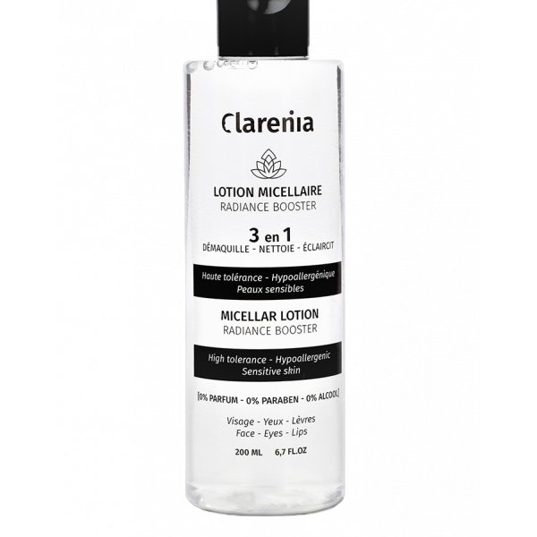 CLARENIA EAU MICELLAIRE RADIANCE BOOSTER 3EN1 200ML