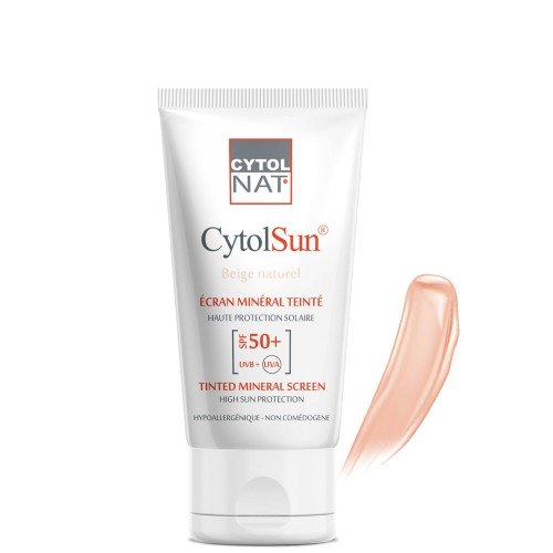 Écran solaire teinté CYTOLNAT CYTOLSUN SPF50+ beige naturel haute protection