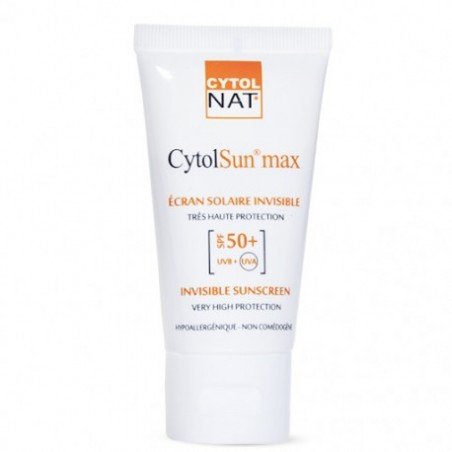 Écran solaire invisible CYTOLNAT CYTOLSUN MAX SPF50+ 50 ml haute protection
