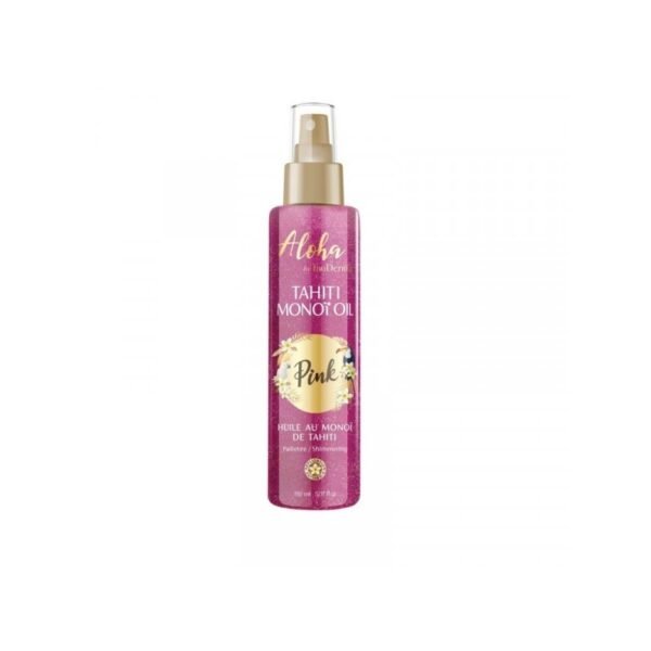 INODERMA ALOHA HUILE AU MONOÏ DE TAHITI PAILLETEE PINK SPRAY 150ML