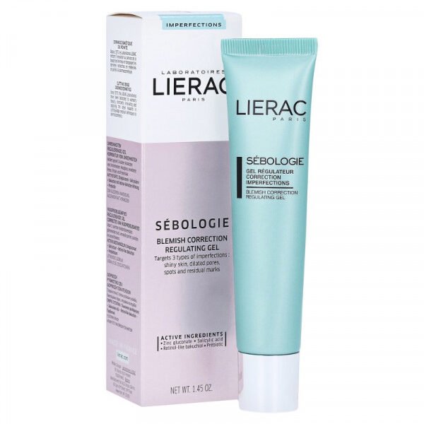LIERAC SEBOLOGIE GEL REGULATEUR CORRECTION MATIFIANT IMPERFECTIONS 40ML