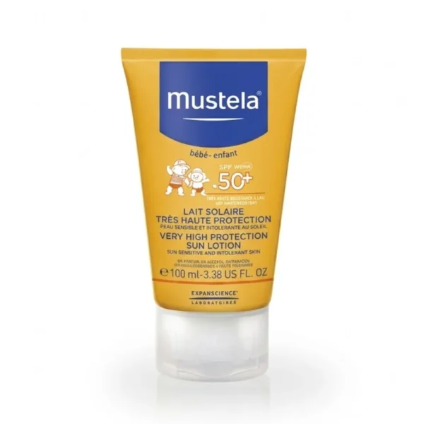 mustela-lait-solaire-tres-haute-protection-spf50-100ml_Bpharma tunisie