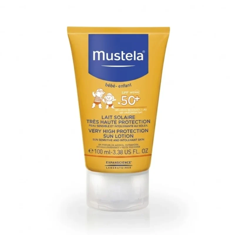 mustela-lait-solaire-tres-haute-protection-spf50-100ml_Bpharma tunisie