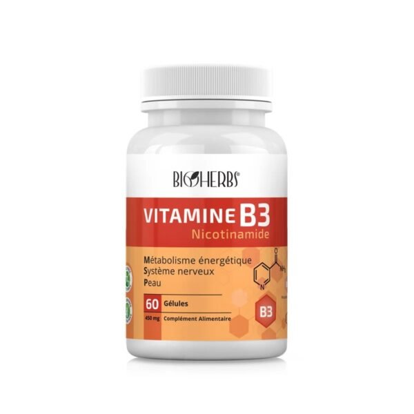 BIOHERBS VITAMINE B3 60 GÉLULES
