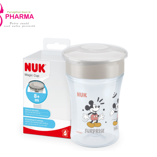 NUK TASSE D’APPRENTISSAGE MAGIC CUP MICKEY MOUSE 8 MOIS+ 230ML