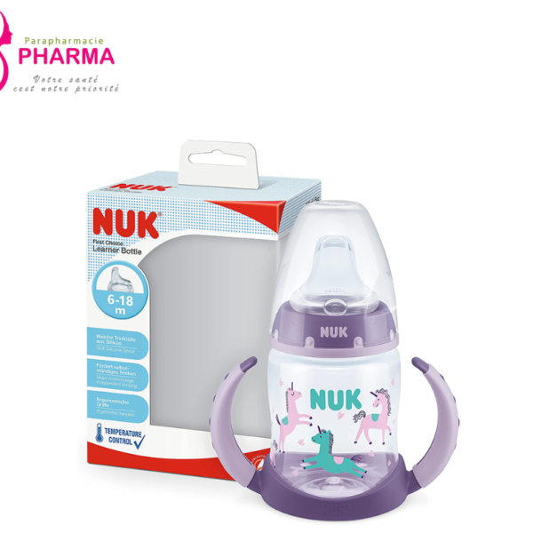 NUK FIRST CHOICE+ BIBERON D'APPRENTISSAGE 6-18 MOIS 150 ML