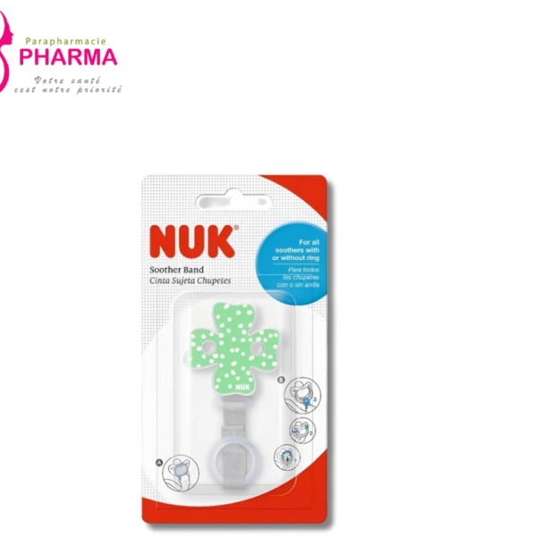 NUK - ATTACHE SUCETTE RUBAN DUO