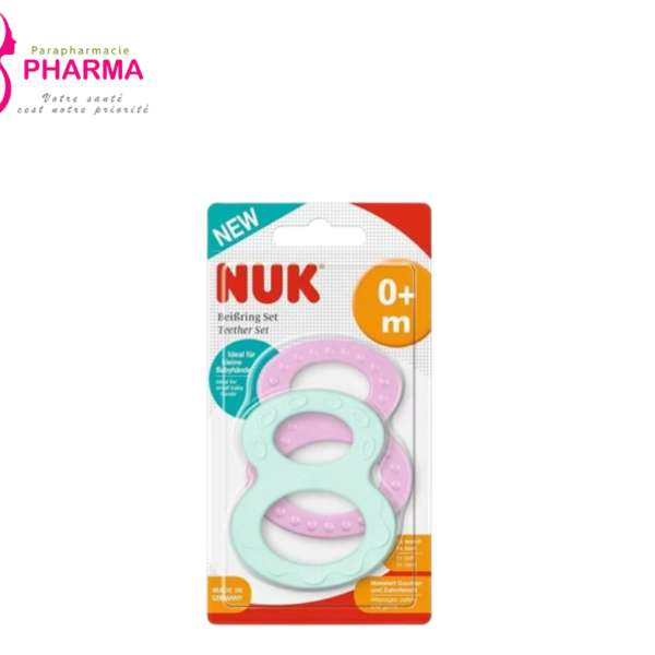 NUK ANNEAU DENTTION FORME 8