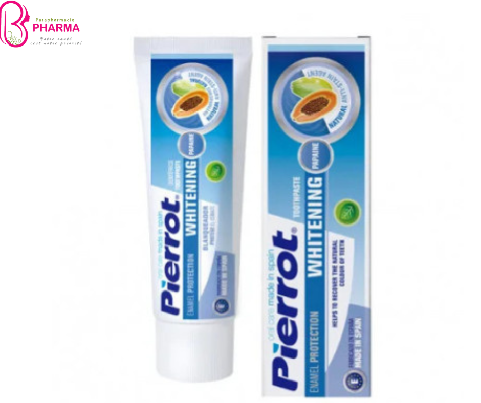 PIERROT DENTIFRICE BLANCHEUR PAPAINE 84 75ML