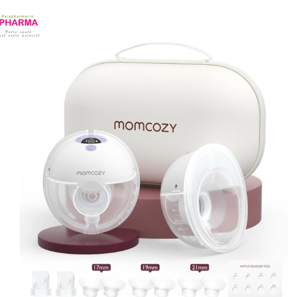 Momcozy M5 Tire-lait Mains Libres avec 4 Tailles ( Lot de 2)