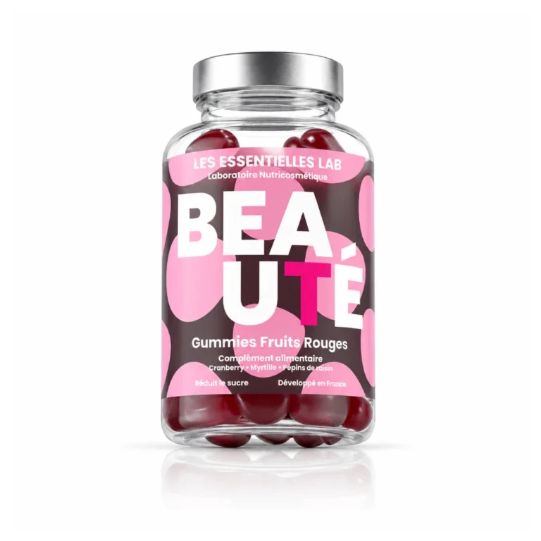 LES ESSENTIELLES LAB BEAUTE GUMMIES FRUITS ROUGES BT/60