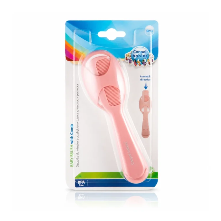 CANPOL BABIES Brosse et Peigne Rose 56/160