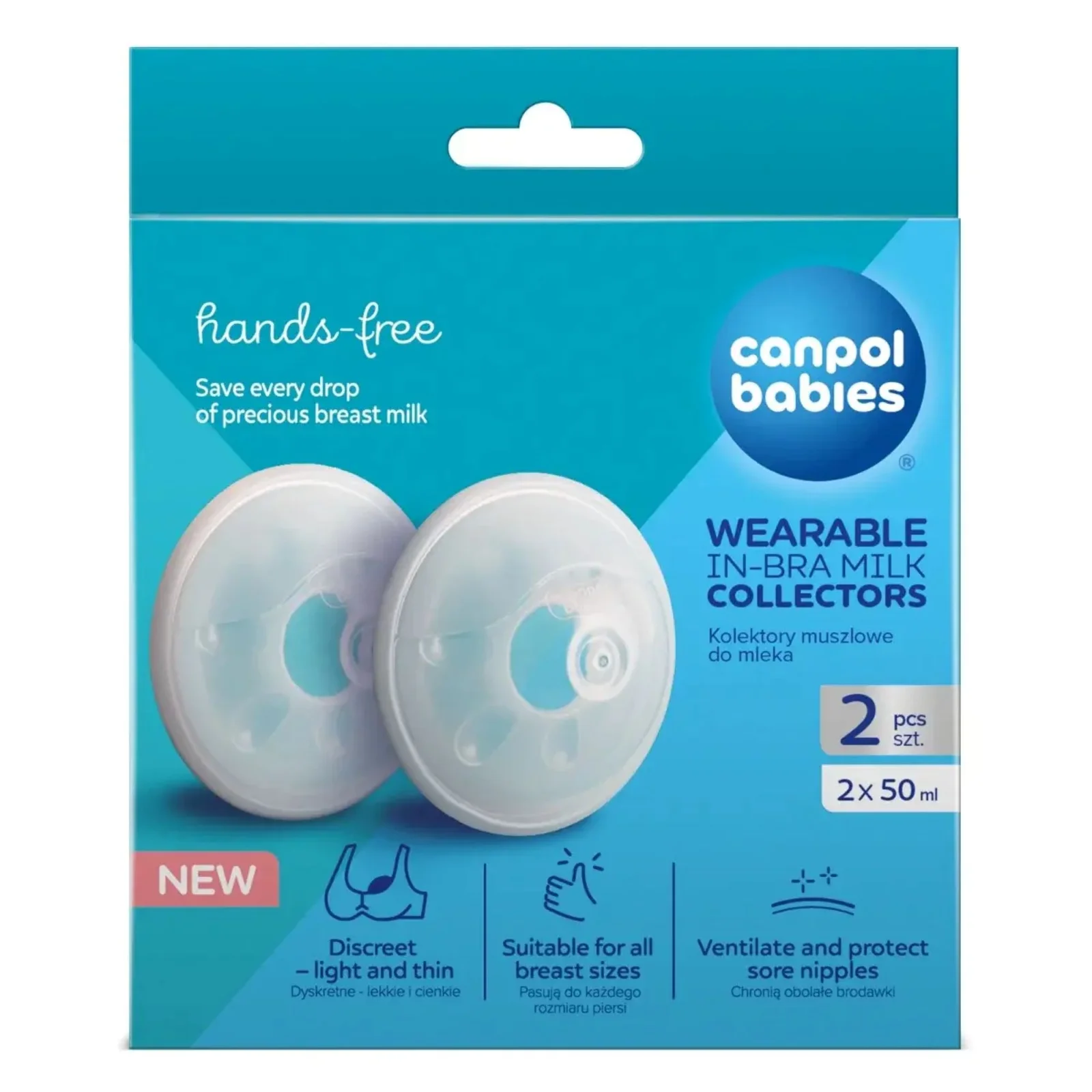 canpol babies coquille d'allaitement
