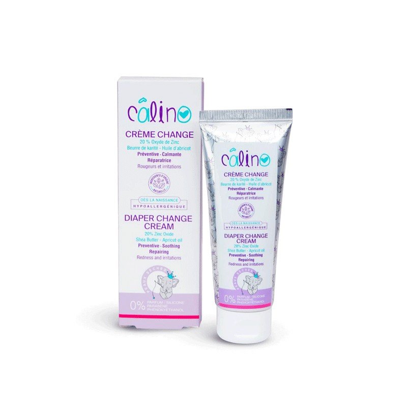 Crème de change bébé Calino peaux sèches 75gr – protectrice et réparatrice pour le siège