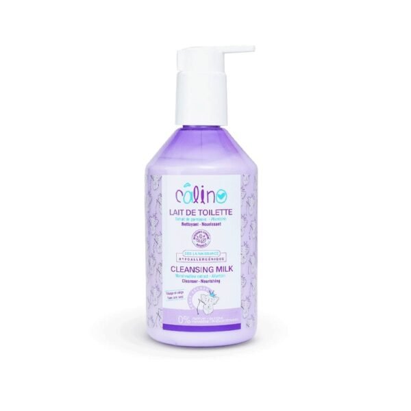 Lait de toilette bébé Calino 300ml – nettoyant doux et hydratant pour peau sensible