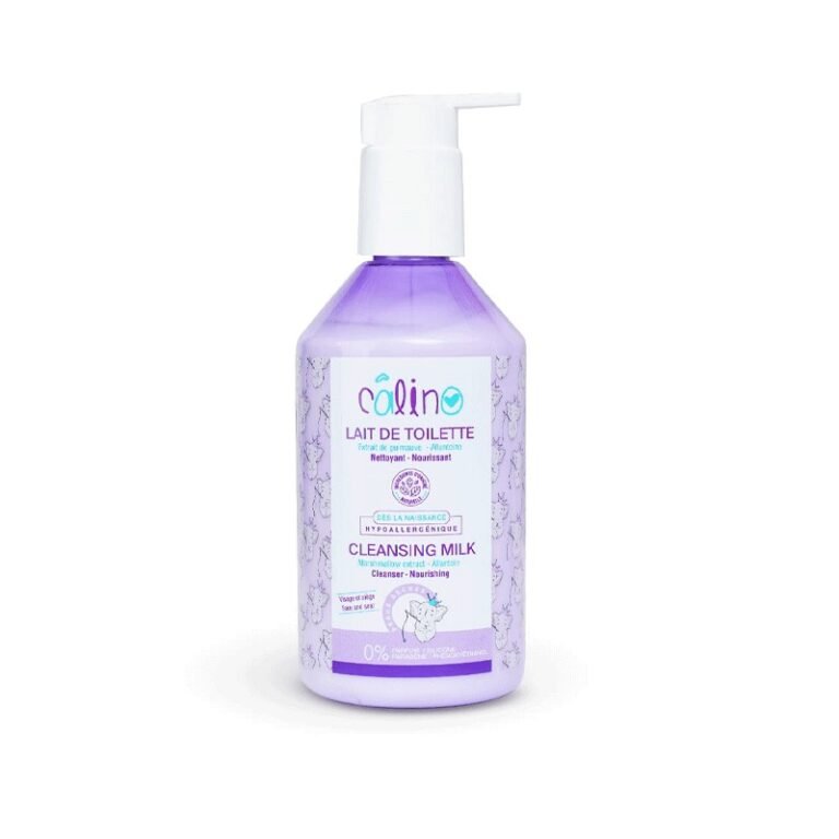 Lait de toilette bébé Calino 300ml – nettoyant doux et hydratant pour peau sensible