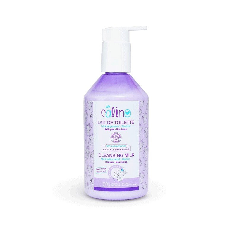 Lait de toilette bébé Calino 300ml – nettoyant doux et hydratant pour peau sensible
