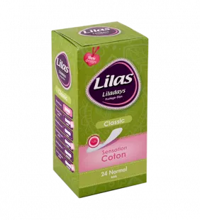 Protège-slips Lilasdays Classic Normal 24 pièces sensation coton neutralise les odeurs 12h