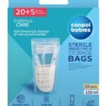 CANPOL BABIES SACS DE CONSERVATION DU LAIT MATERNEL 25PCS,150ML REF 70/001