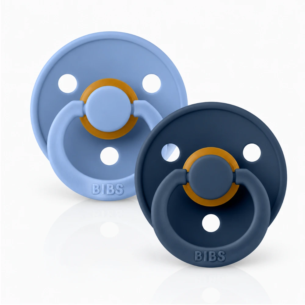 BIBS 02 sucettes natural rubber Blue taille 1 BIBS 02 sucettes natural rubber Blue taille 1