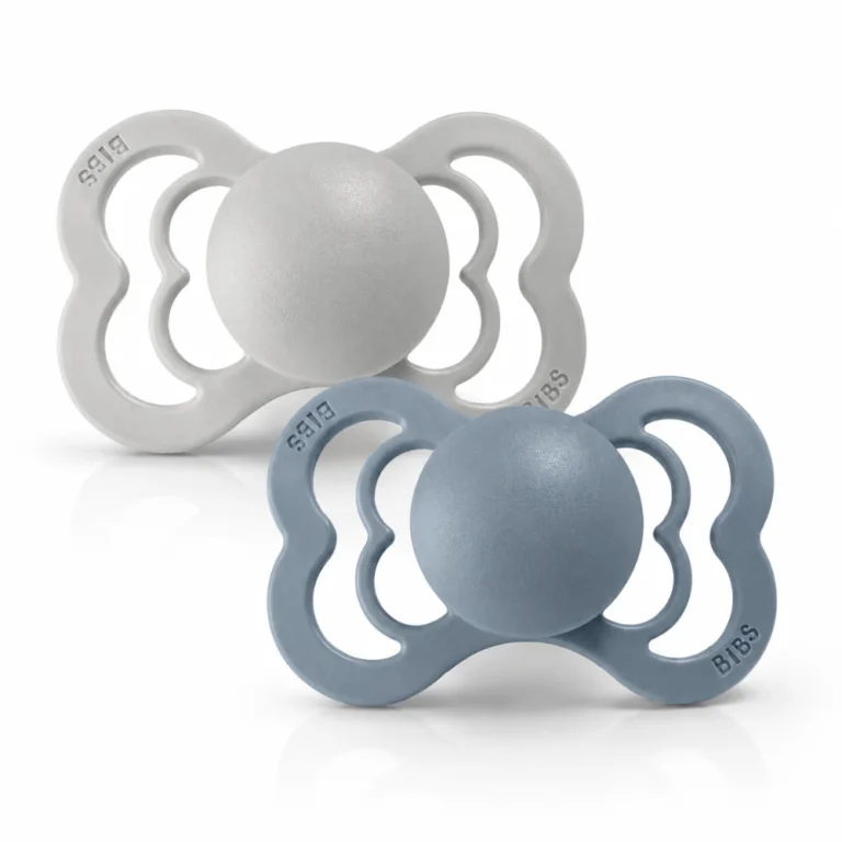 BIBS 2 Sucettes Couture Pacifier Nordic Mint Island Sea Size 2