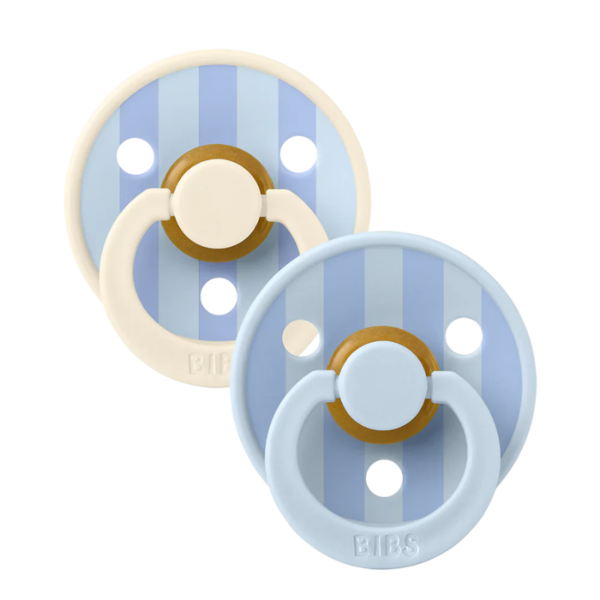 BIBS 02 sucettes natural rubber bleu Dusty Blue taille 1