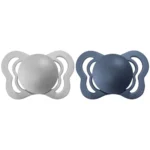 BIBS 2 Sucettes Cloud Steel Blue Size 2