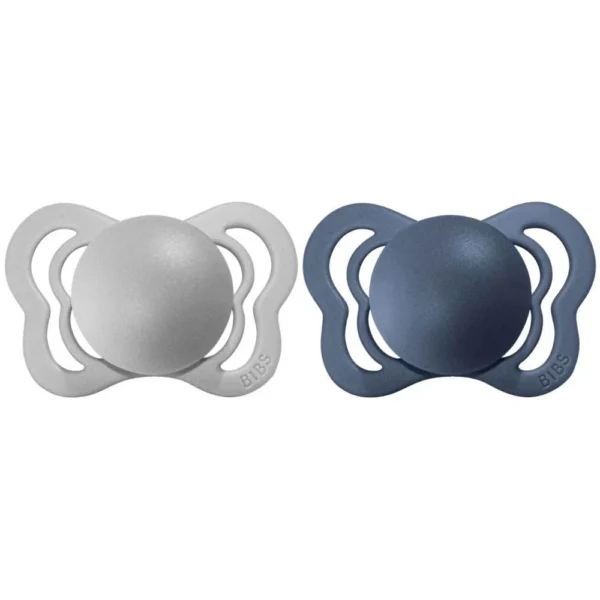 BIBS 2 Sucettes Cloud Steel Blue Size 2