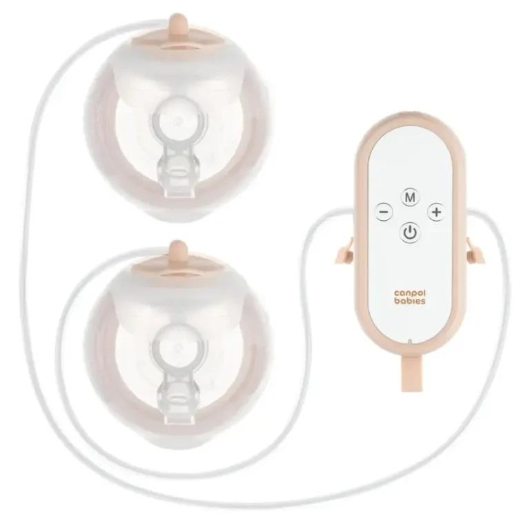 CANPOL BABIES Tire-Lait Sans Fil Main Libre Double – Réf. 20/106