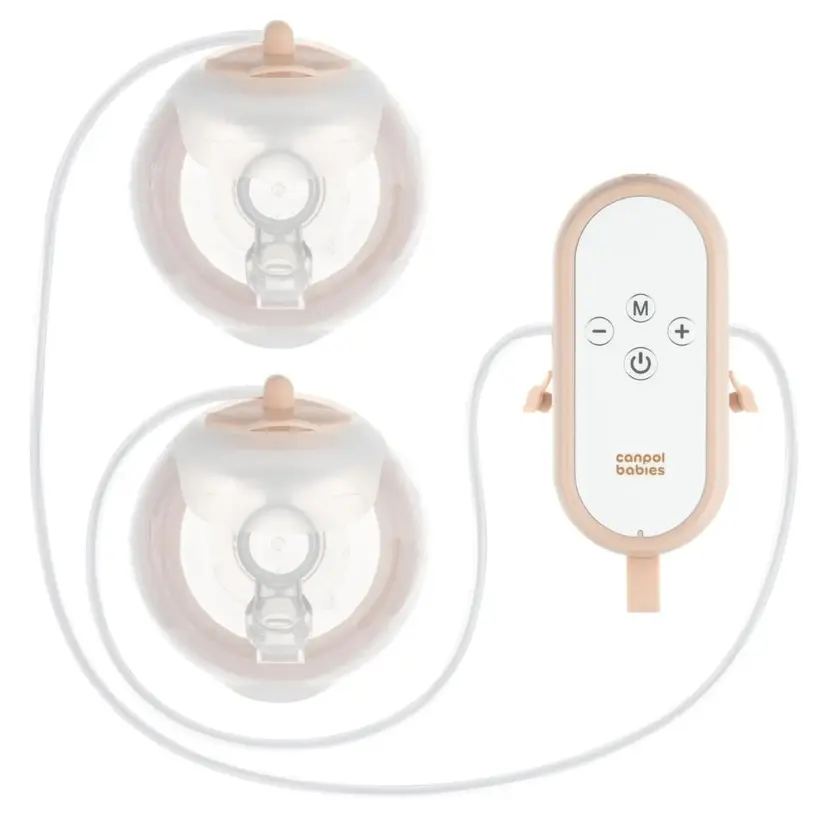 CANPOL BABIES Tire-Lait Sans Fil Main Libre Double – Réf. 20/106