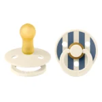 BIBS 02 SUCETTES NATURAL RUBBER IVORY STEEL BLUE MIX SIZE 1 – Image 2