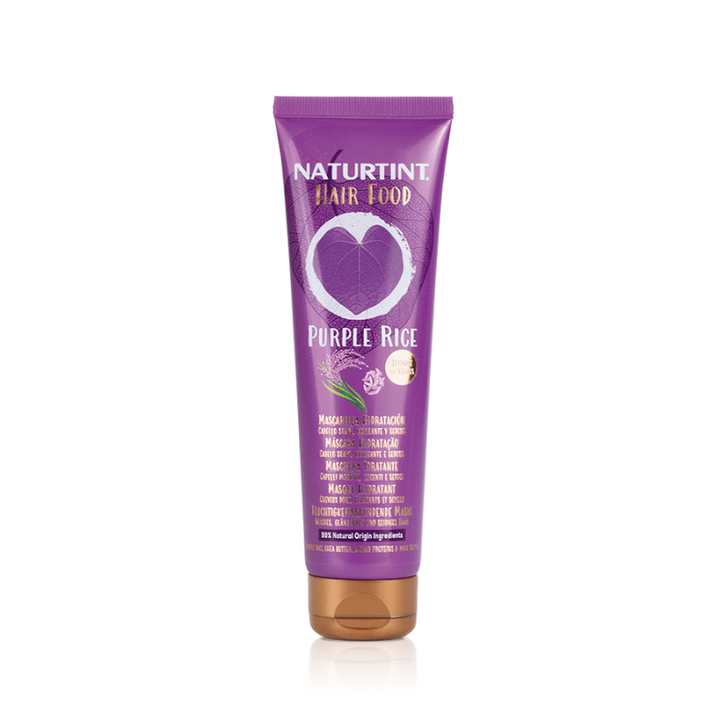 NATURTINT Masque Capillaire au Purple Rice 150ML pour cheveux nourris et protégés