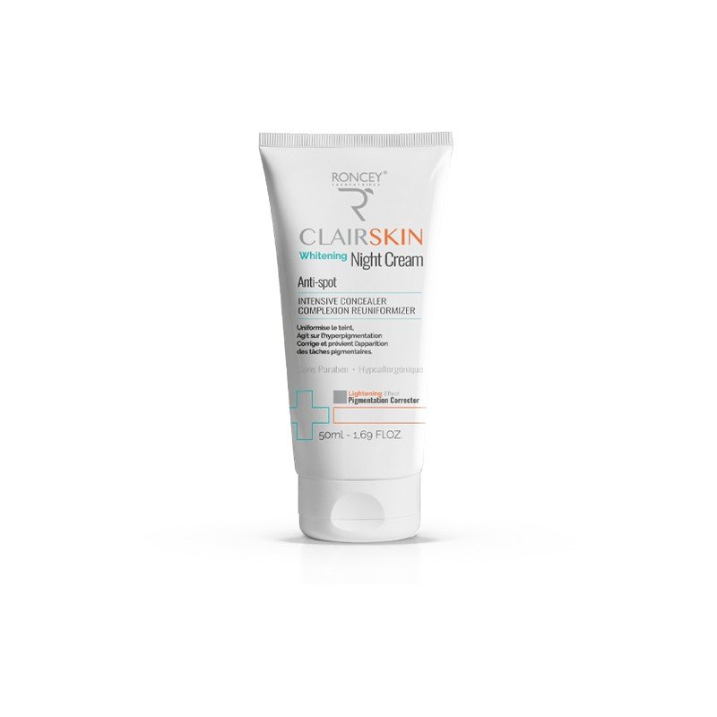 RONCEY CLAIRSKIN CRÈME DE NUIT ÉCLAIRCISSANTE ANTI-TACHES 50ML