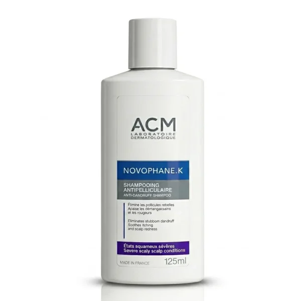 ACM NOVOPHANE K SHAMPOOING ETATS SQUAMEUX SEVERES 125ML_Bpharma tunisie